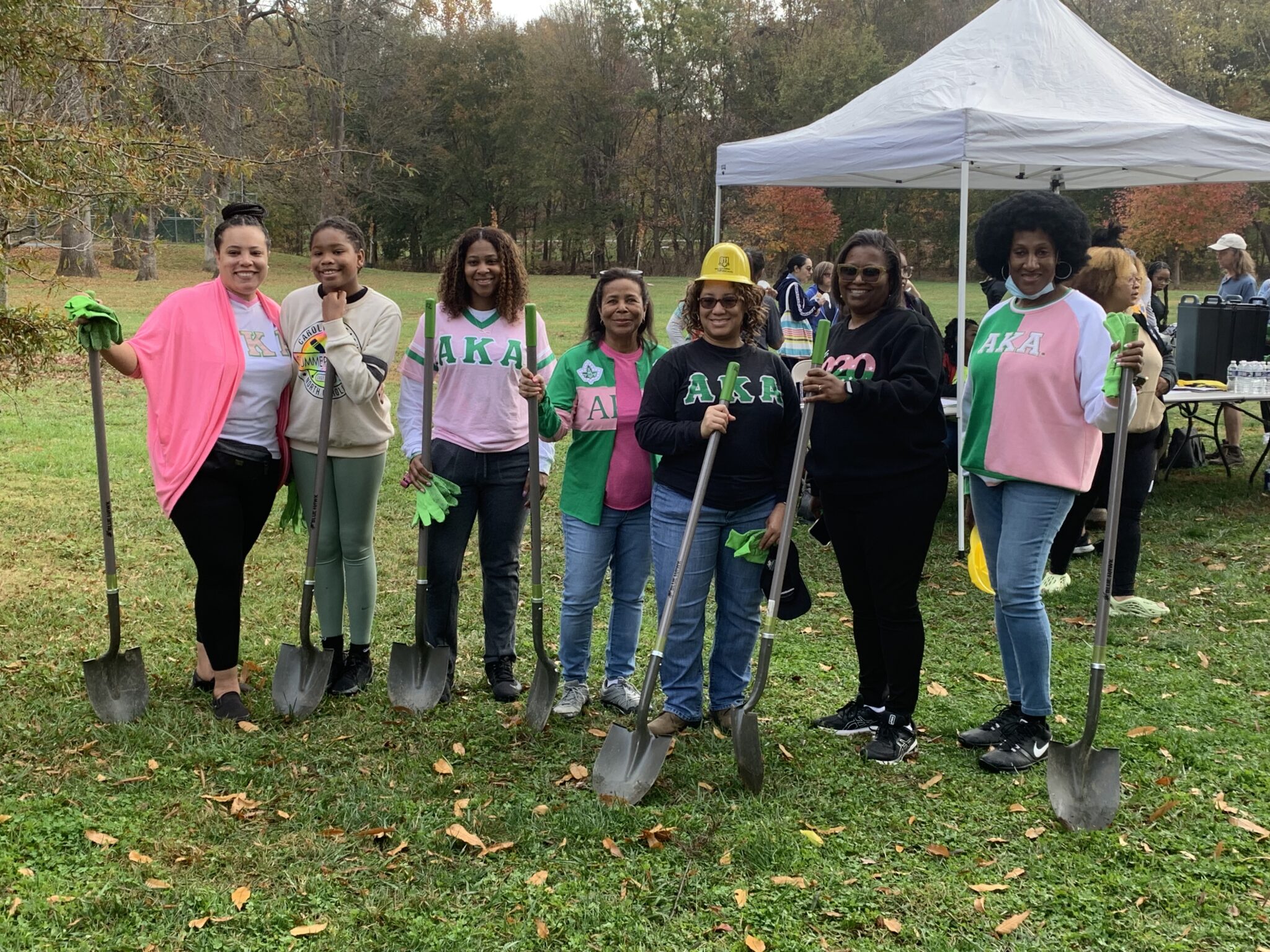 Safety Sam and NC811 supports Greensboro Beautiful North Carolina 811